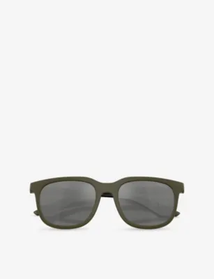 PRADA LINEA ROSSA PS B09SU Square-Frame Acetate Sunglasses