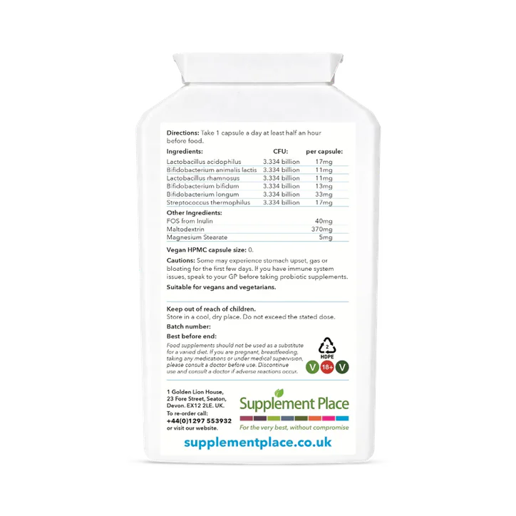 Supplement Place Probiotic Gold 20 Billion CFU | 120 Capsules detail 2