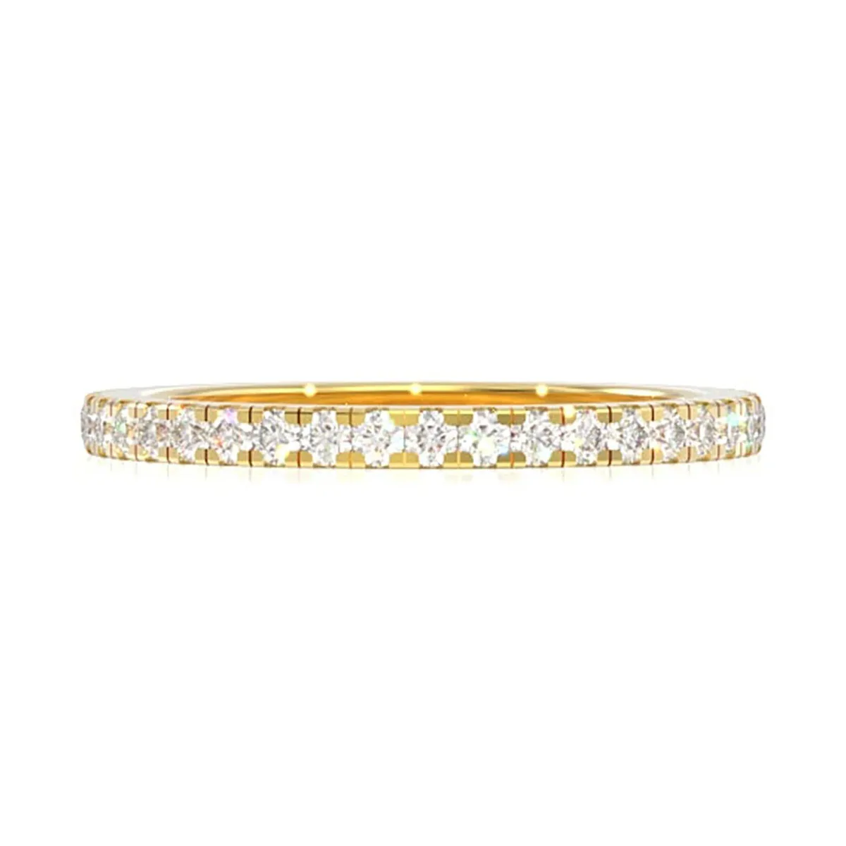 For Him One Row Prong Set Diamond Ring in Rose Gold / Lab Grown Diamond – Ring