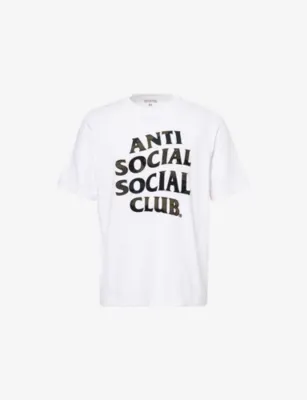 ANTI SOCIAL SOCIAL CLUB Camo Logo-Appliqué Cotton T-Shirt