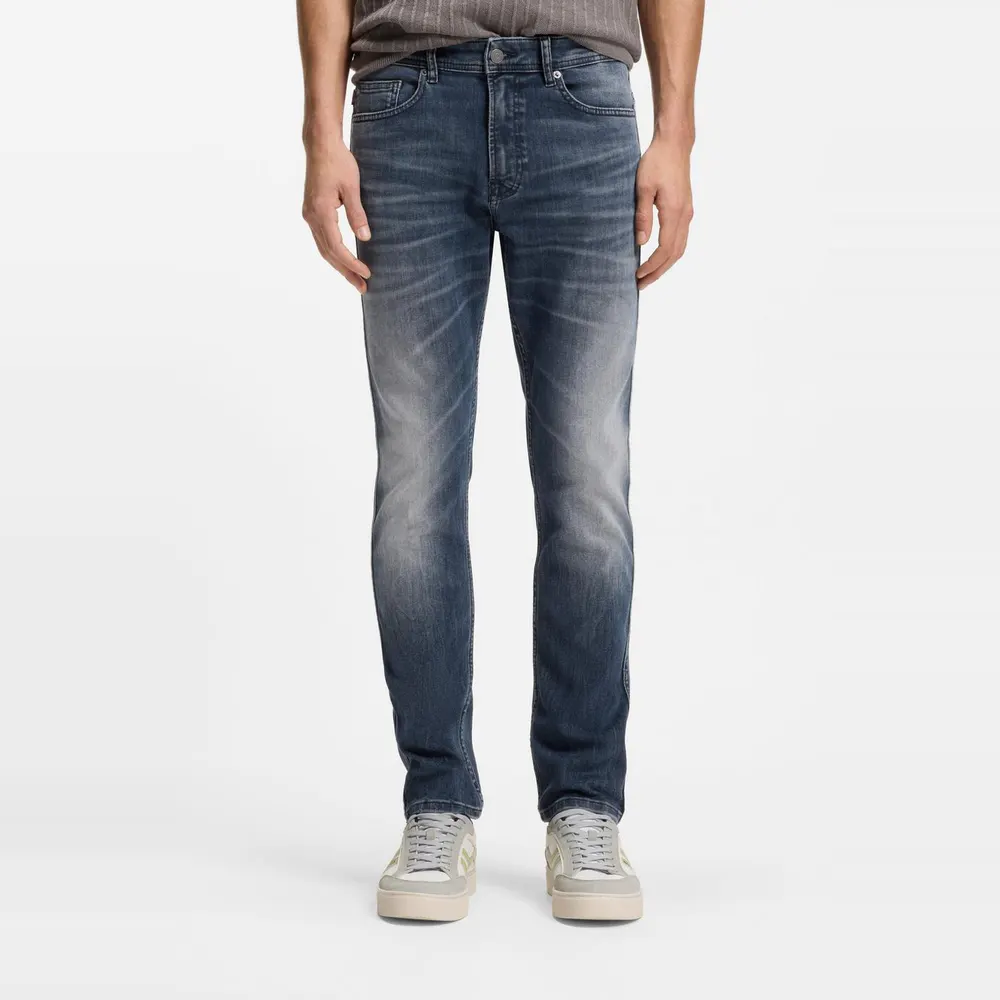 Boss Men's Delaware Cotton Slim-Fit Jeans detail 2