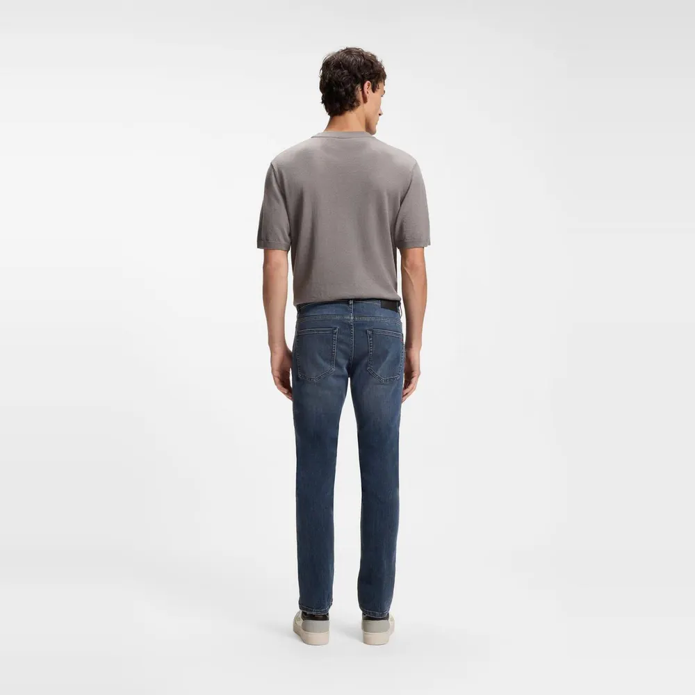 Boss Men's Delaware Cotton Slim-Fit Jeans detail 3