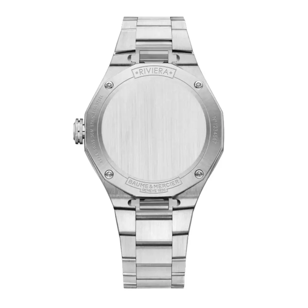 Baume & Mercier Riviera 36mm Unisex Watch Mother Of Pearl in Silver, additional product view 2