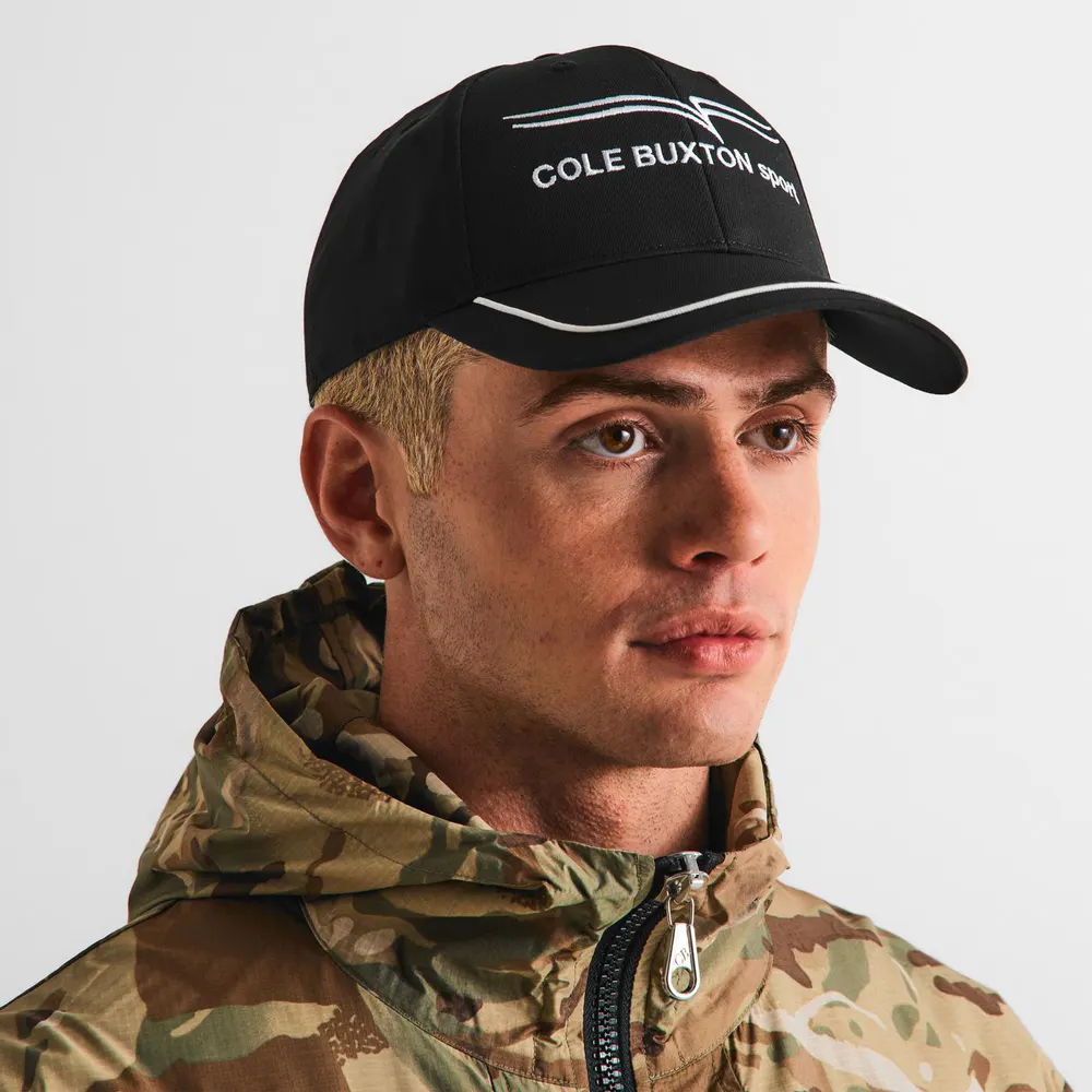 Cole Buxton Men's Baseball Cap in Black, additional product view 3