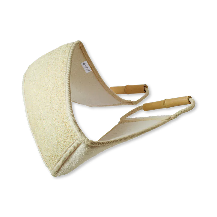 Hydréa London Bamboo & Loofah Exfoliating Back Strap, additional product view 2