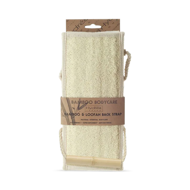 Hydréa London Bamboo & Loofah Exfoliating Back Strap