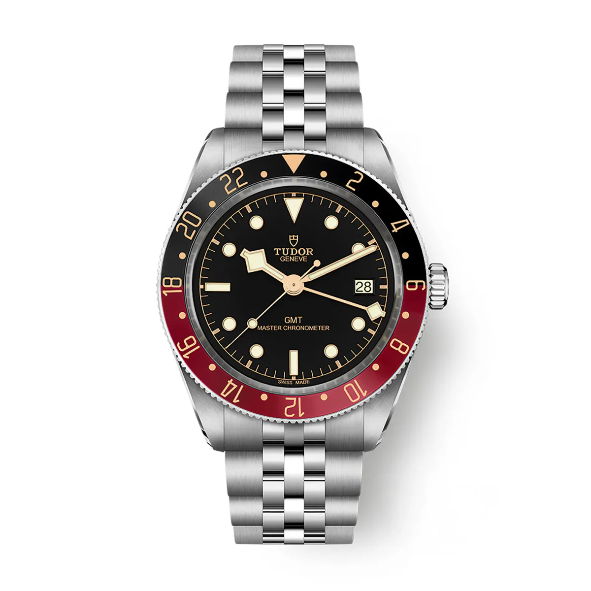 Tudor Black Bay 58 GMT 39mm Steel Case Black and Burgundy Bezel Watch