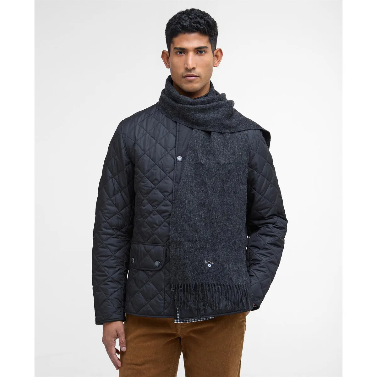 Barbour Plain Lambswool Scarf