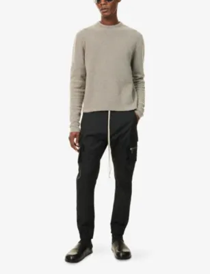 RICK OWENS Crew-Knit Cashmere-Blend Jumper detail 2