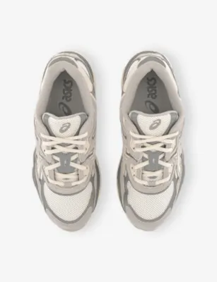 ASICS Gel-NYC Mesh Low-Top Trainers - EUR 47 / 13 UK MEN in CREAM OYSTER GREY, additional product view 2