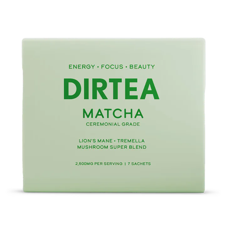 DIRTEA Matcha Mushroom Super Blend 7x Sachets