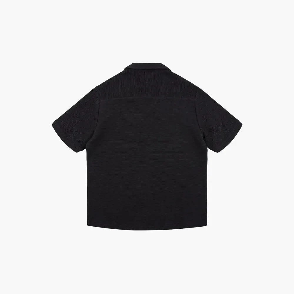 Prevu Men's Ottoman Short Sleeve Plain Shirt detail 2