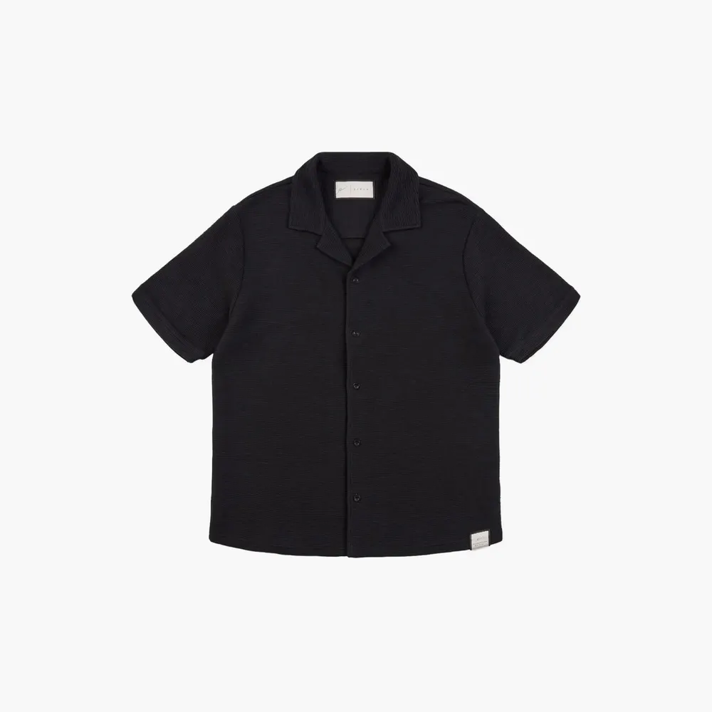 Prevu Men's Ottoman Short Sleeve Plain Shirt