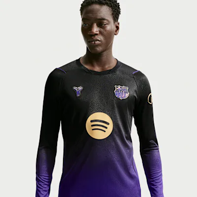 Nike F.C. Barcelona 2026/27 Stadium Away Men's Kobe Dri-FIT Football Long-Sleeve Replica Jersey - Field Purple/Field Purple/Black/Metallic Gold