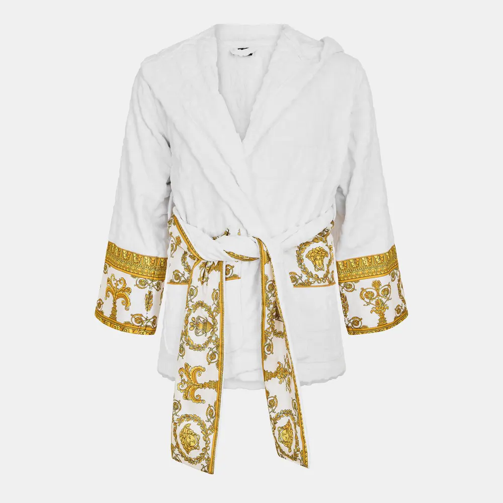 Versace Home Versace Short Baroque Hooded Robe