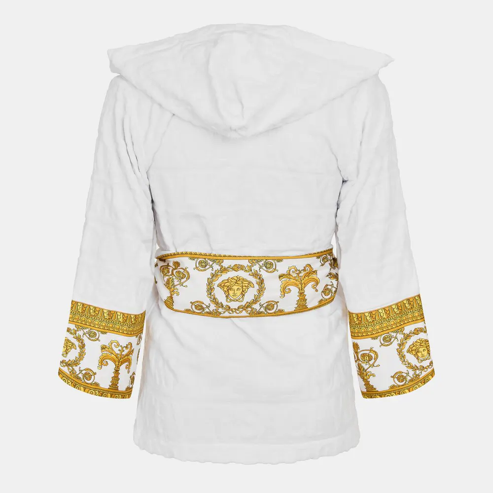 Versace Home Versace Short Baroque Hooded Robe detail 2