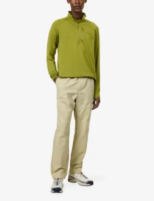 SALOMON Essential Half-Zip Woven Top in Cardamon Seed, additional product view 2