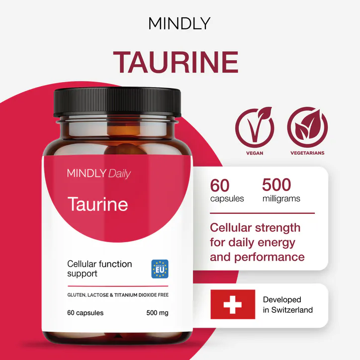 Mindly Taurine_ 500 mg_60 capsules, additional product view 3