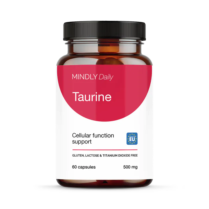 Mindly Taurine_ 500 mg_60 capsules – Active Nutrition > Amino Acids