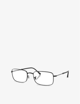 RAY-BAN RX3746V Rectangular-Frame Metal Optical Glasses detail 2