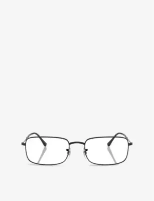 RAY-BAN RX3746V Rectangular-Frame Metal Optical Glasses