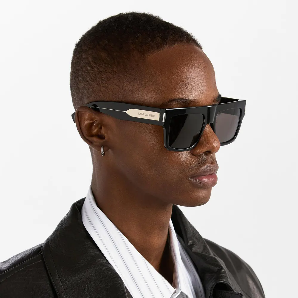 Saint Laurent Saint Laurent SL 572 Mens Square Frame Sunglasses detail 3