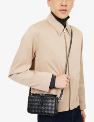BOTTEGA VENETA Horizontal Getaway Leather Cross-Body Bag detail 2