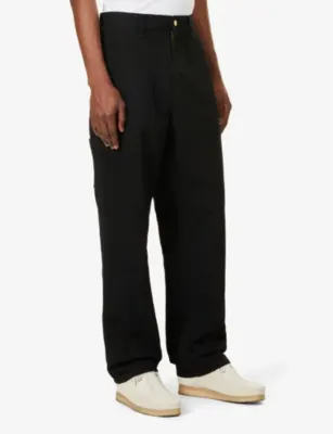 CARHARTT WIP Single Knee straight-leg relaxed-fit cotton trousers detail 3