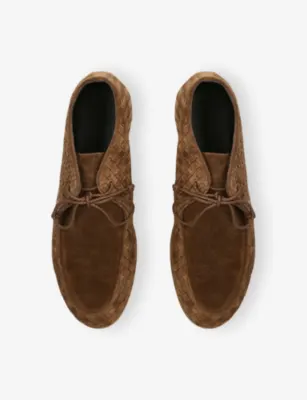 BOTTEGA VENETA Intrecciato Suede Desert Boots - EUR 44 / 10 UK MEN detail 2