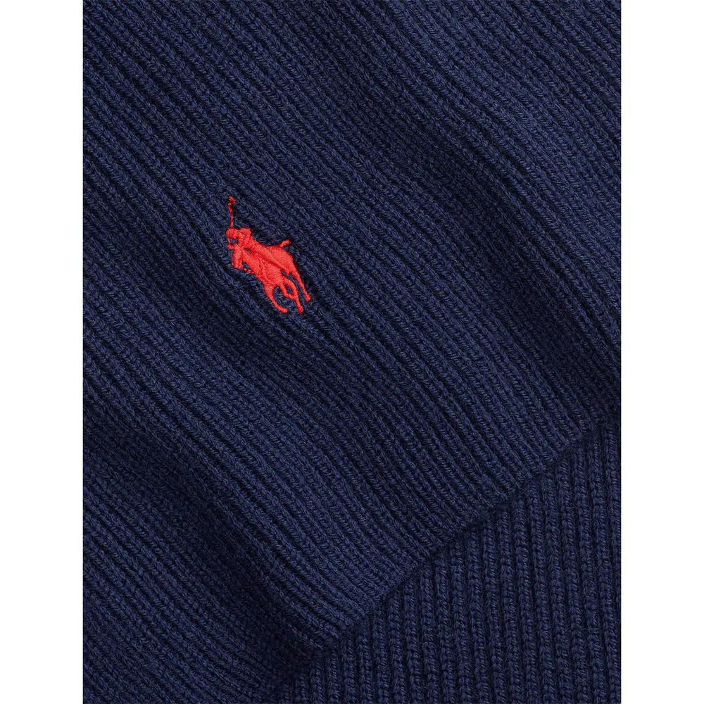 Polo Ralph Lauren Signature Pony Wool Scarf detail 2
