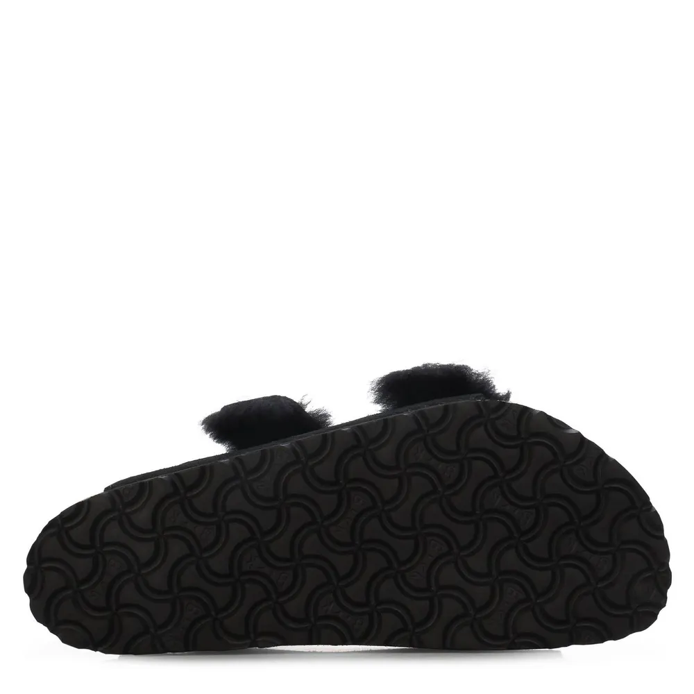 Birkenstock Bstk Arizona Teddy S Sn64 in Black, additional product view 3