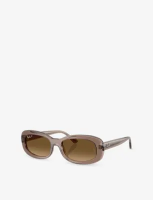 RAY-BAN RB2221 Oval-Frame Acetate Sunglasses detail 2