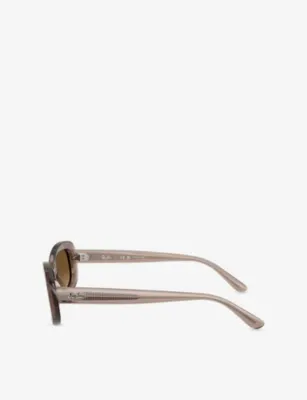 RAY-BAN RB2221 Oval-Frame Acetate Sunglasses detail 3