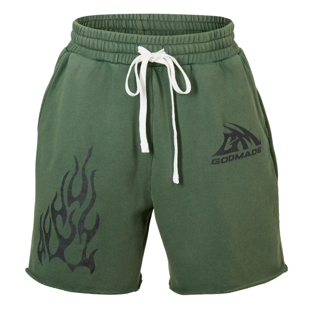 God Made Men's Fleece Jogger Shorts