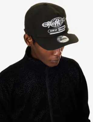 NEW ERA New York Yankees Woven Cap in BLACK, additional product view 2