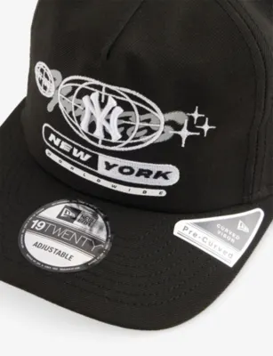 NEW ERA New York Yankees Woven Cap in BLACK, additional product view 3