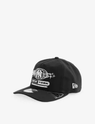 NEW ERA New York Yankees Woven Cap in BLACK – Mens | Hats | Caps