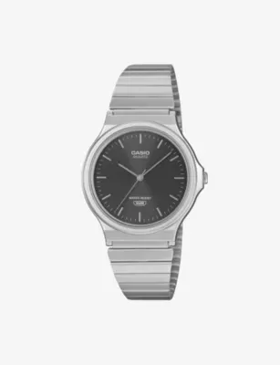 CASIO MQ-24DA-1A Stainless-Steel Quartz Watch in SILVER AND BLACK, additional product view 3