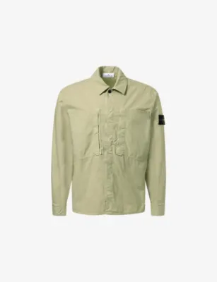 STONE ISLAND Tela Paracadute Stretch-Cotton Overshirt