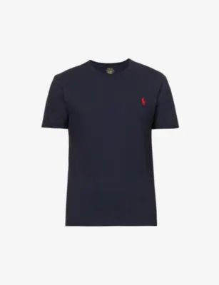POLO RALPH LAUREN Short-sleeved crewneck cotton-jersey T-shirt - NEW GREY HEATHER