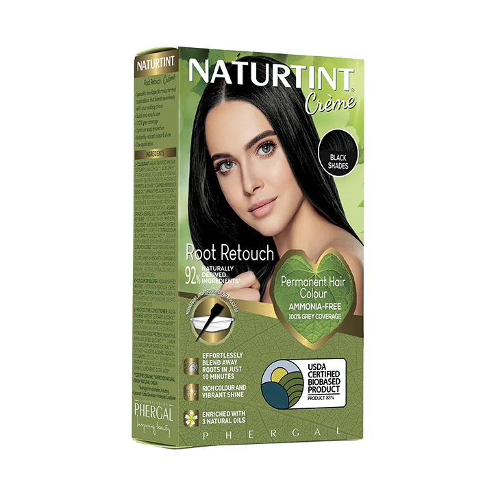Naturtint Root Retouch Cr√®me - Black Shades 45ml