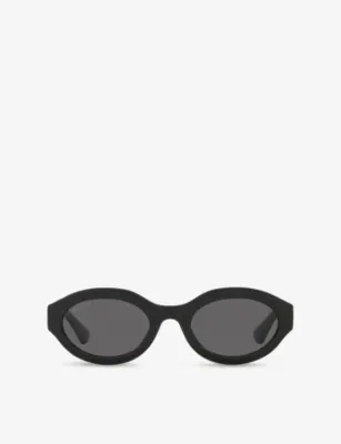 GUCCI GG1579S Oval-Frame Injected Sunglasses