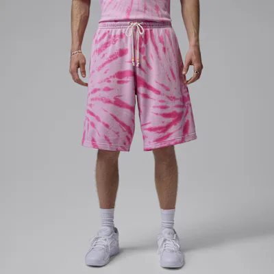 Jordan Brooklyn Fleece Men's Tie-Dye Festival Shorts - Iced Carmine/Pinksicle/Pale Ivory