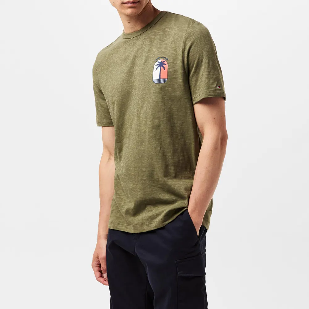 Tommy Hilfiger Men's Palm Palm Print Breathable T-Shirt detail 2