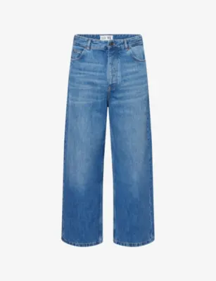 LOEWE Relaxed-Fit Wide-Leg Denim Jeans