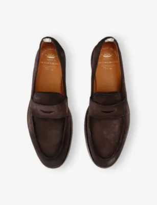 OFFICINE CREATIVE Opera Flex Suede Loafers - EUR 42.5 / 8.5 UK MEN in BROWN, additional product view 3