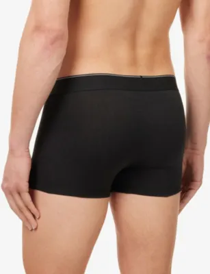 CALVIN KLEIN Archive Pack of Three Stretch-Cotton Trunks detail 3