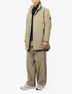 CP COMPANY Hooded Fishtail Twill Parka Jacket detail 2