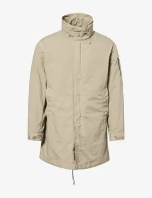 CP COMPANY Hooded Fishtail Twill Parka Jacket