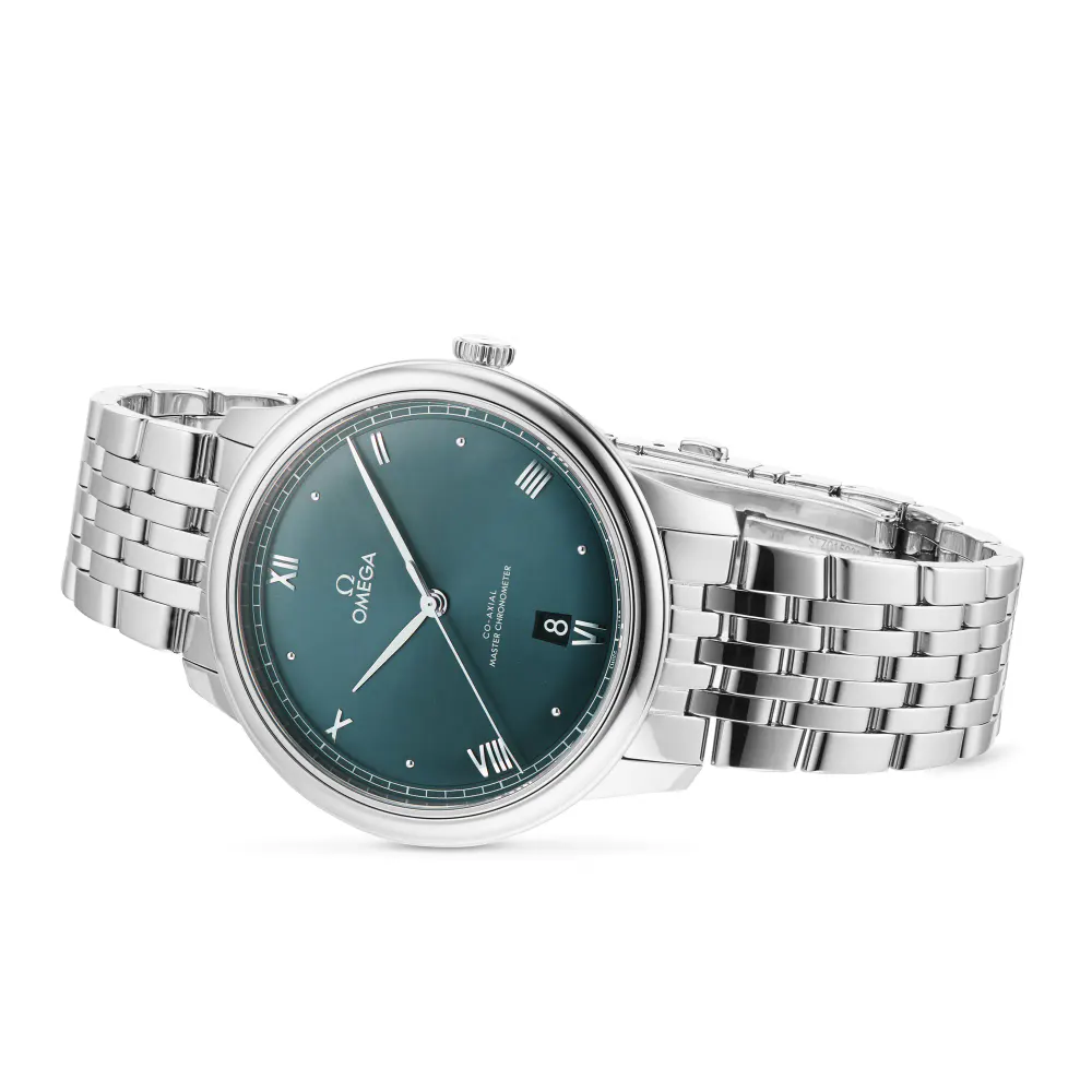 Omega De Ville Prestige Co-Axial Master Chronometer 40mm Mens Watch Green detail 3